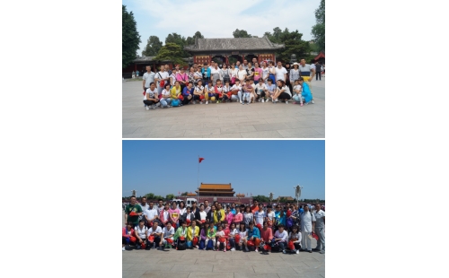公司組織全體員工北京、天津游